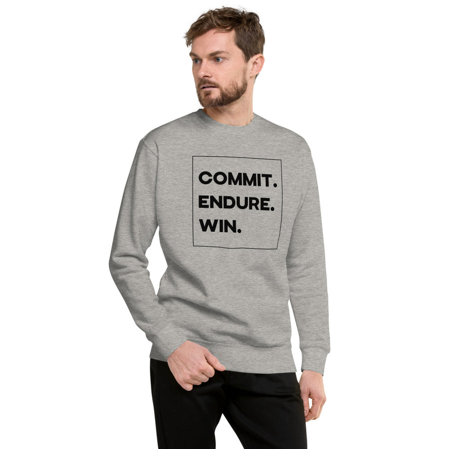 Commit. Endure. Win. - Coolio Crew Sweater