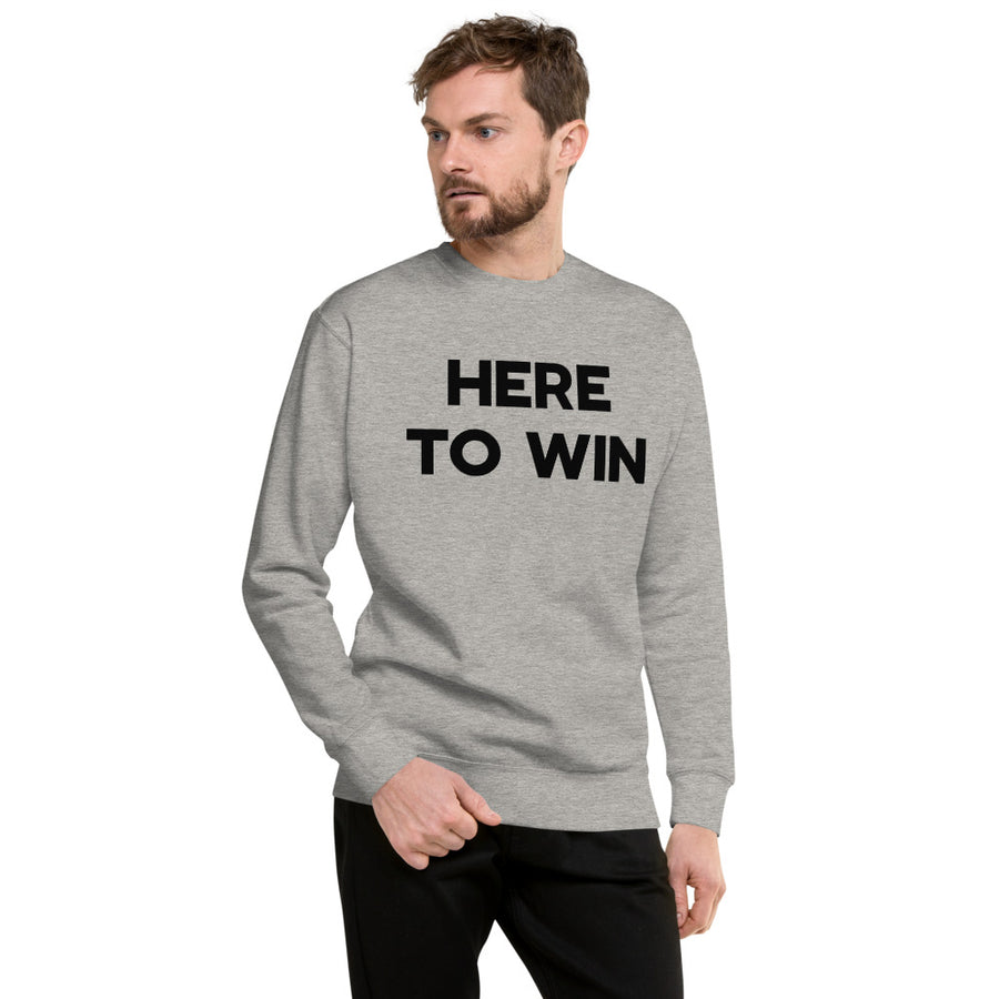 Here To Win - Coolio Crew Sweater