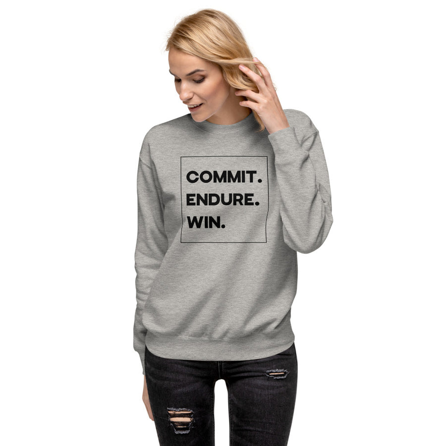 Commit. Endure. Win. - Coolio Crew Sweater